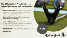 Load image into Gallery viewer, ChickenFoot™ Premiere Foot: Bocce Ball Retriever Attachment for Trekking Poles